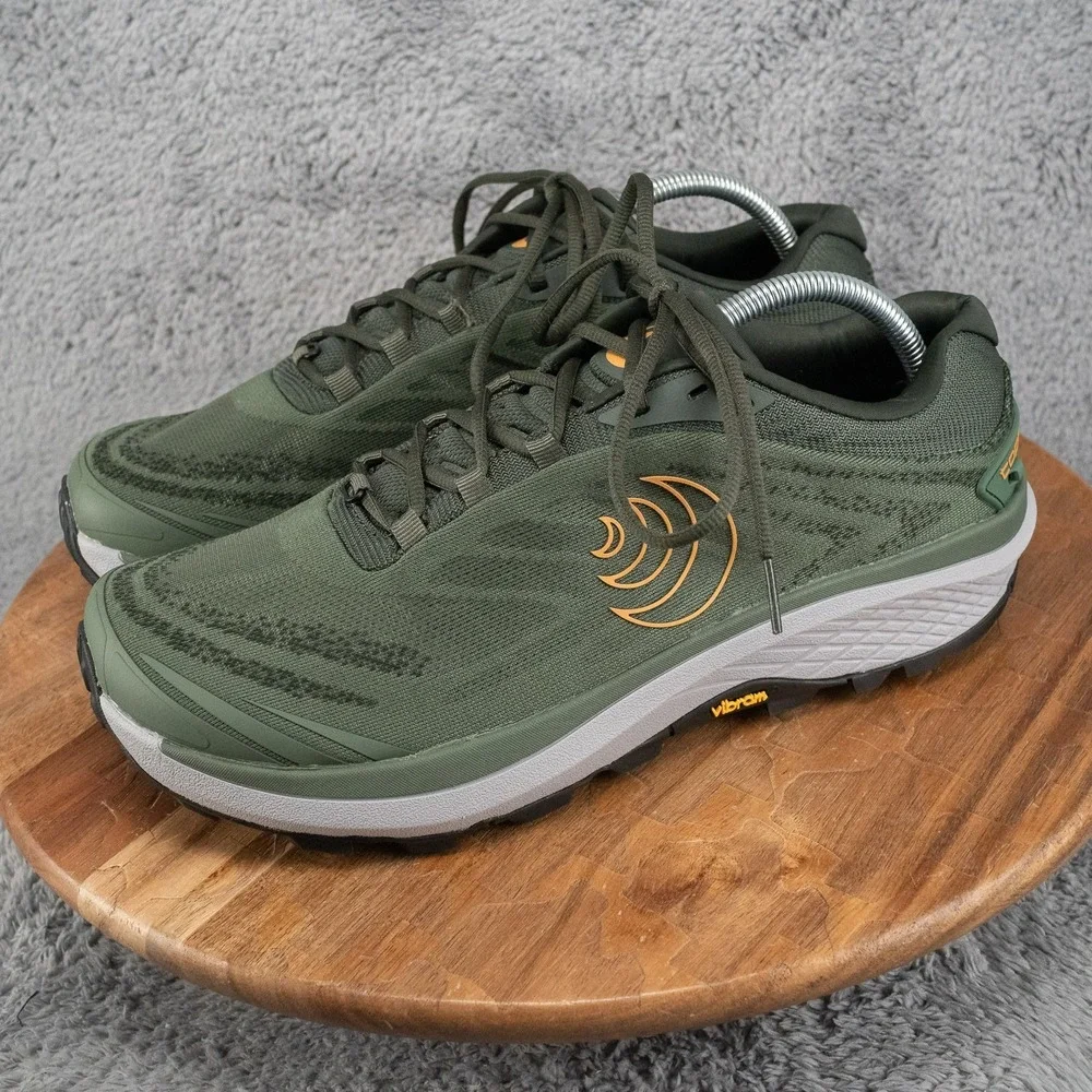 Topo Athletic Pursuit 2 Men's 10 Low Top Lace-Up Trail Running Sneakers Green